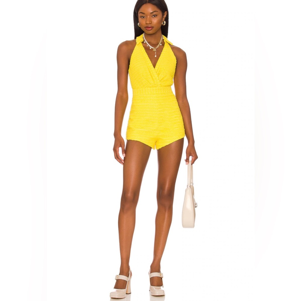Avriel Romper in Soleil ASSIGNMENT brand via Revolve